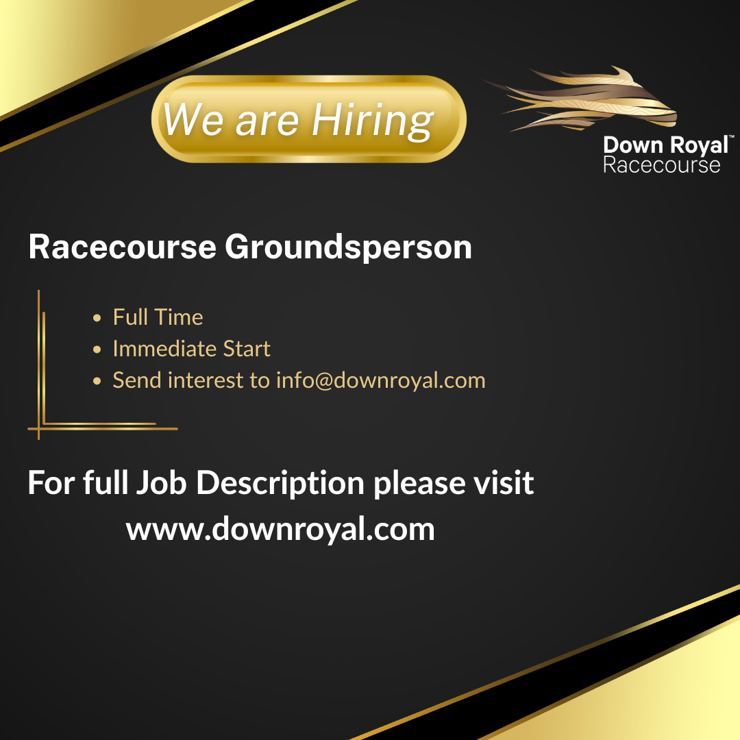 Racecourse Groundsperson Required